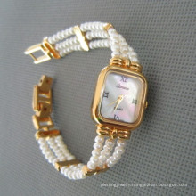 Genuine Pearl Watch, Freshwater Pearl Watch (WH108)